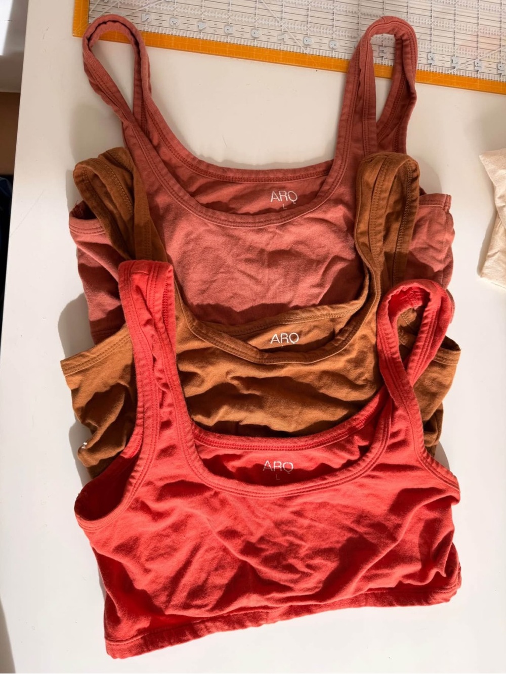 3 Arq wide strap bras size large - bundle